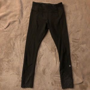 Lululemon Tight Stuff Tight green with reflective